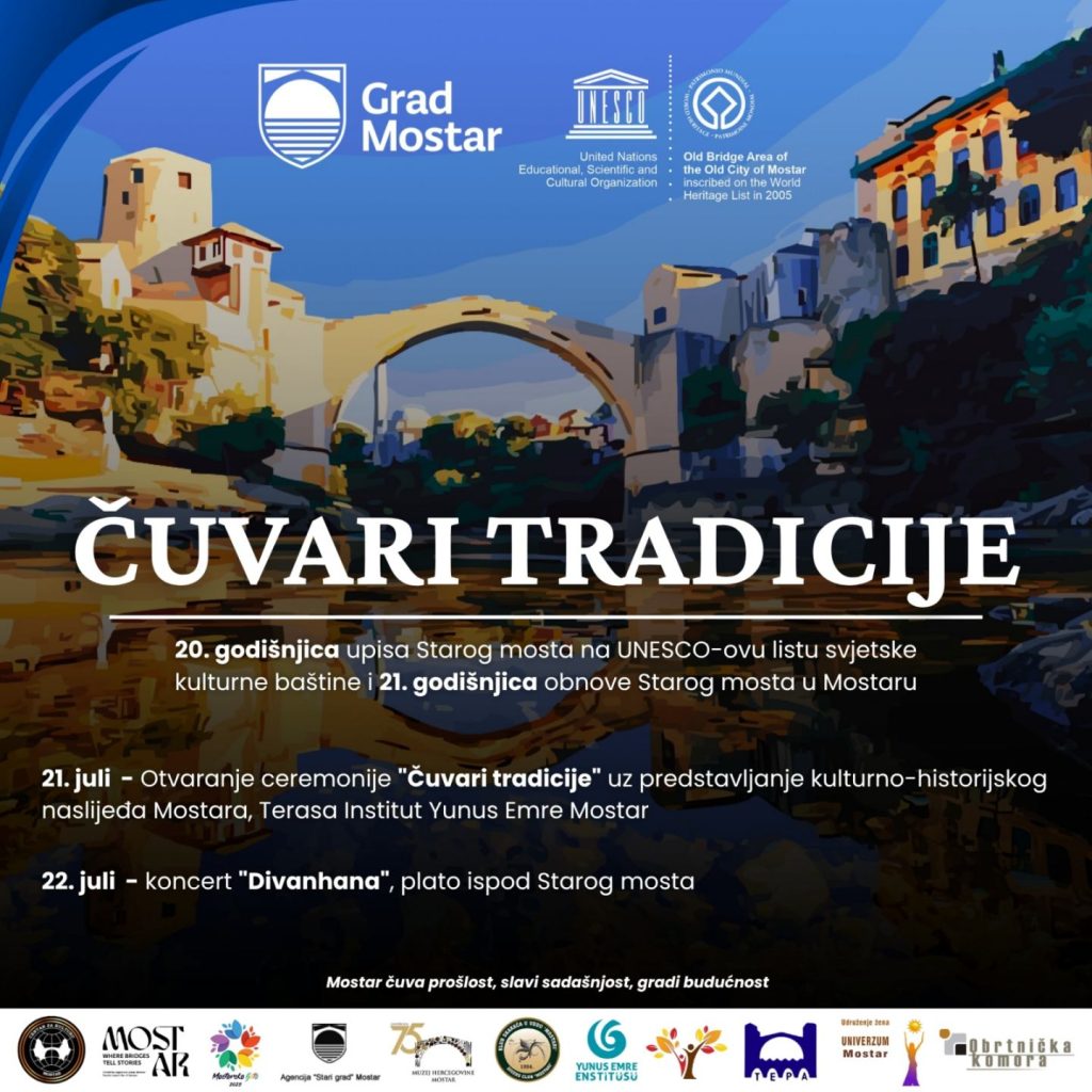 Obilježavanje 20. godišnjice UNESCO priznanja i 21. godišnjice obnove Starog mosta